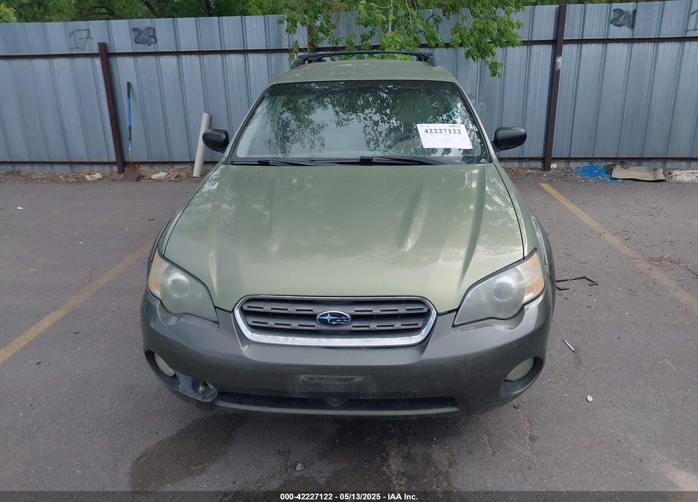 2005 SUBARU OUTBACK 2.5I VIN: 4S4BP61C257304280
