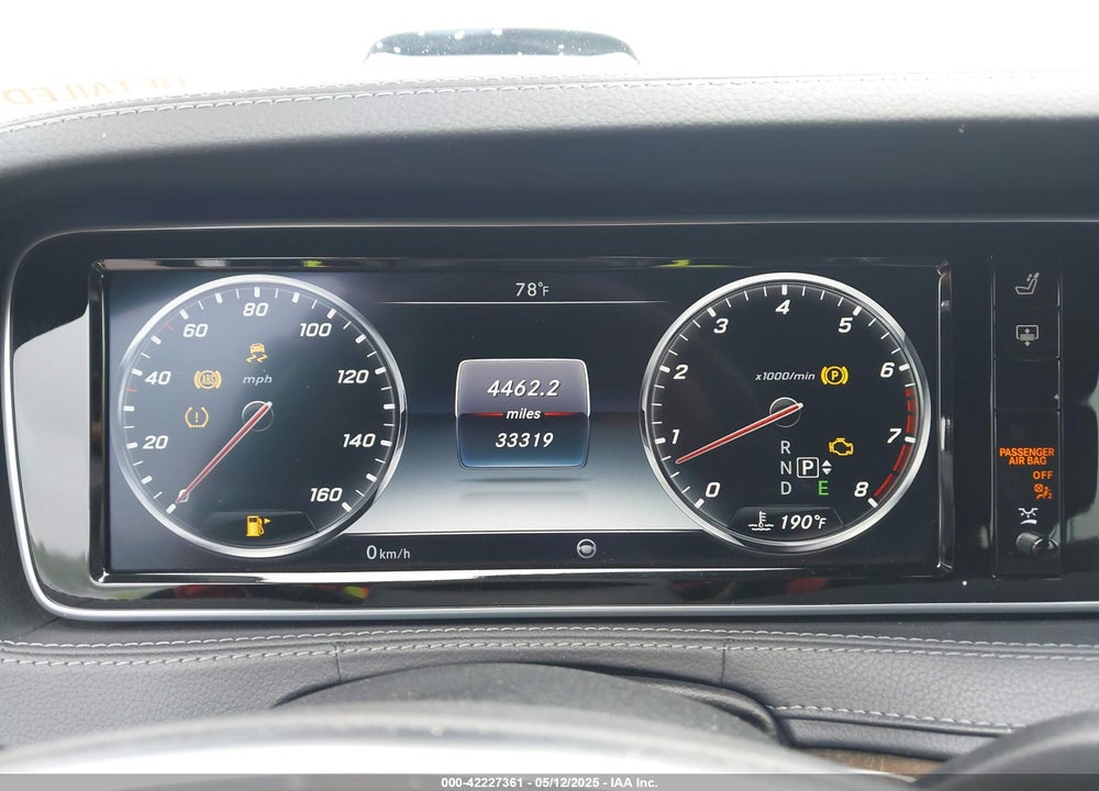 2016 MERCEDES-BENZ S 550 VIN: WDDUG8CB9GA264711