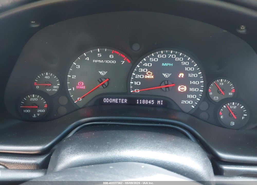 2000 CHEVROLET CORVETTE VIN: 1G1YY22G5Y5100264
