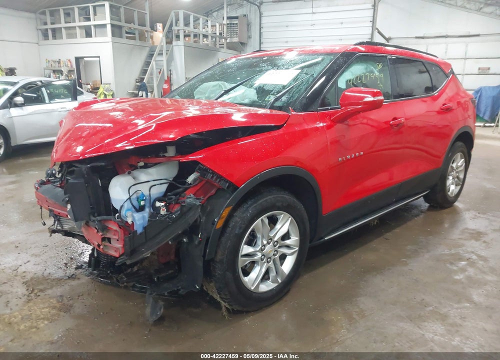 2022 CHEVROLET BLAZER VIN: 3GNKBJR44NS204676