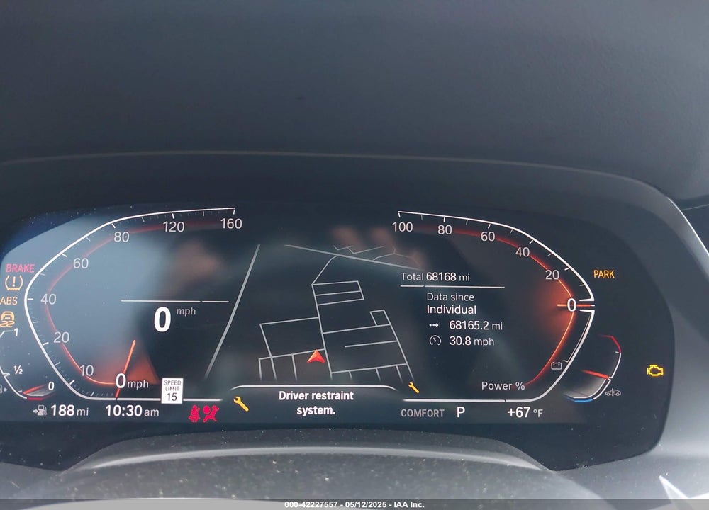 2022 BMW X6 XDRIVE40I VIN: 5UXCY6C08N9J52159