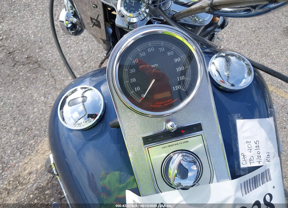 2003 HARLEY-DAVIDSON FLSTCI VIN: 1HD1BWB173Y093496