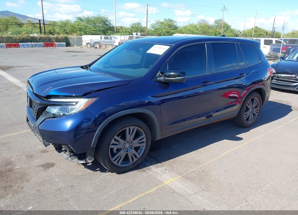 2021 HONDA PASSPORT VIN: 5FNYF7H59MB011127