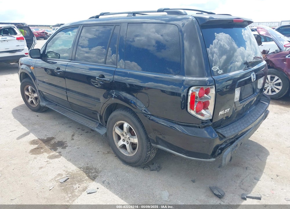 2007 HONDA PILOT EX-L VIN: 5FNYF28587B039847