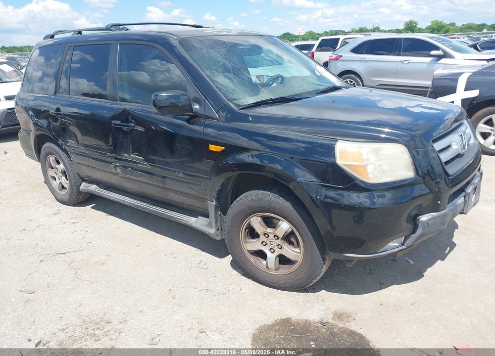 2007 HONDA PILOT EX-L VIN: 5FNYF28587B039847