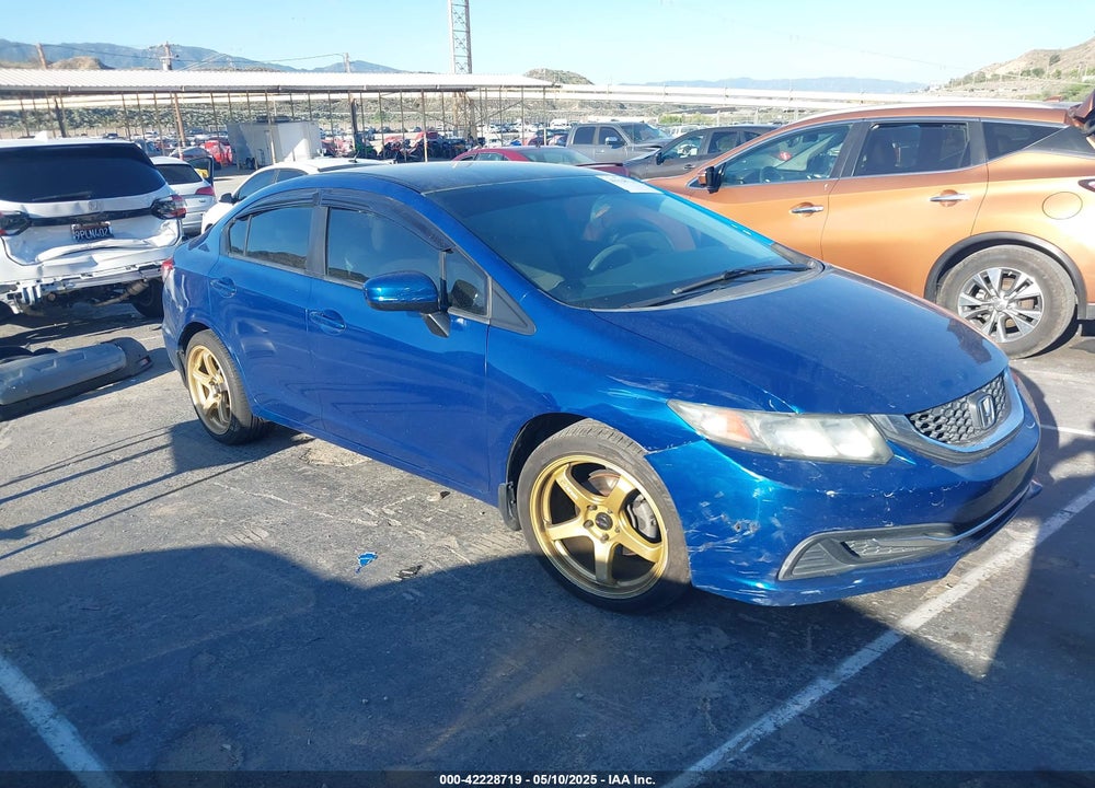 2014 HONDA CIVIC LX VIN: 19XFB2F57EE260672