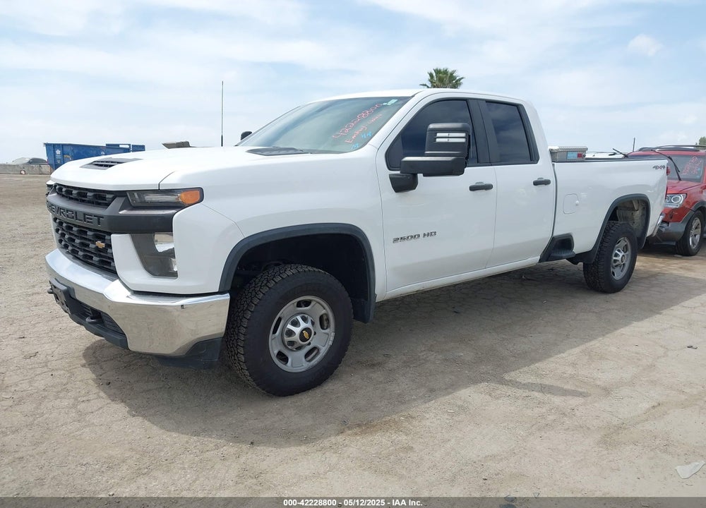 2021 CHEVROLET SILVERADO 2500HD 4WD DOUBLE CAB LONG BED WT VIN: 1GC5YLE75MF221487