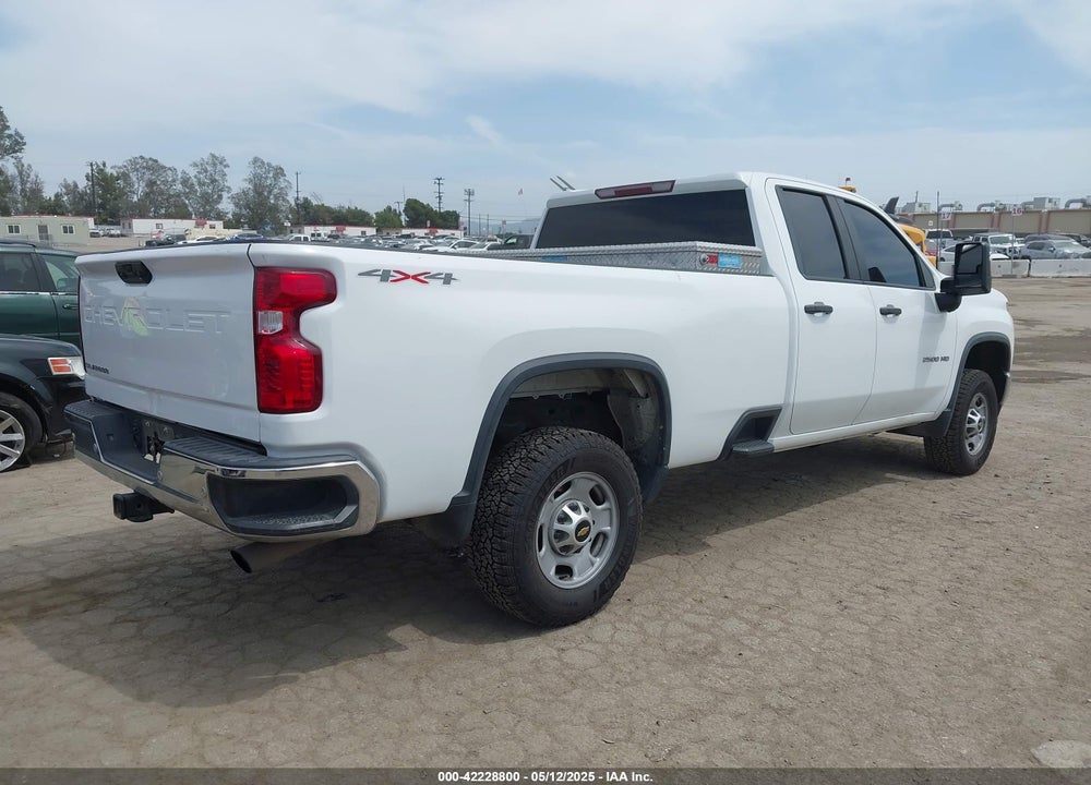 2021 CHEVROLET SILVERADO 2500HD 4WD DOUBLE CAB LONG BED WT VIN: 1GC5YLE75MF221487