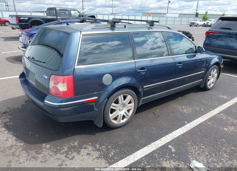 2005 VOLKSWAGEN PASSAT GLS TDI VIN: WVWCE63B85E128060