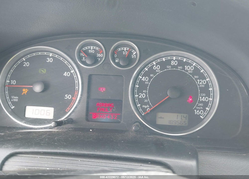 2005 VOLKSWAGEN PASSAT GLS TDI VIN: WVWCE63B85E128060
