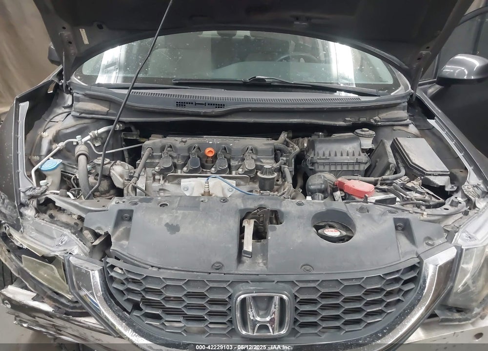 2013 HONDA CIVIC LX VIN: 19XFB2F50DE026307