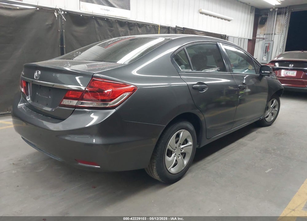 2013 HONDA CIVIC LX VIN: 19XFB2F50DE026307