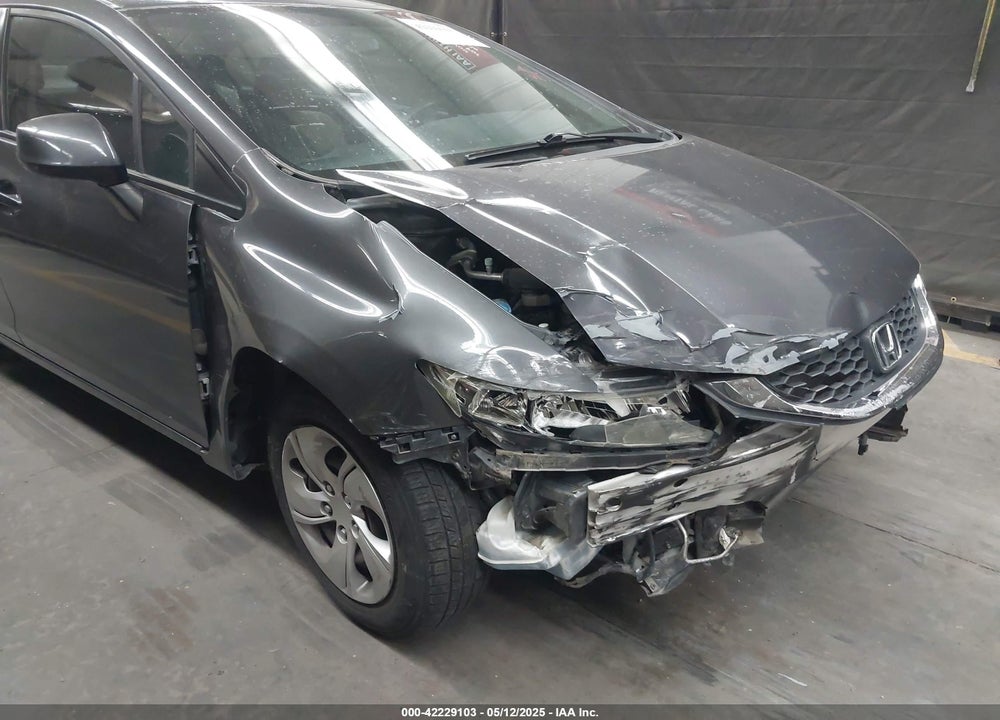 2013 HONDA CIVIC LX VIN: 19XFB2F50DE026307