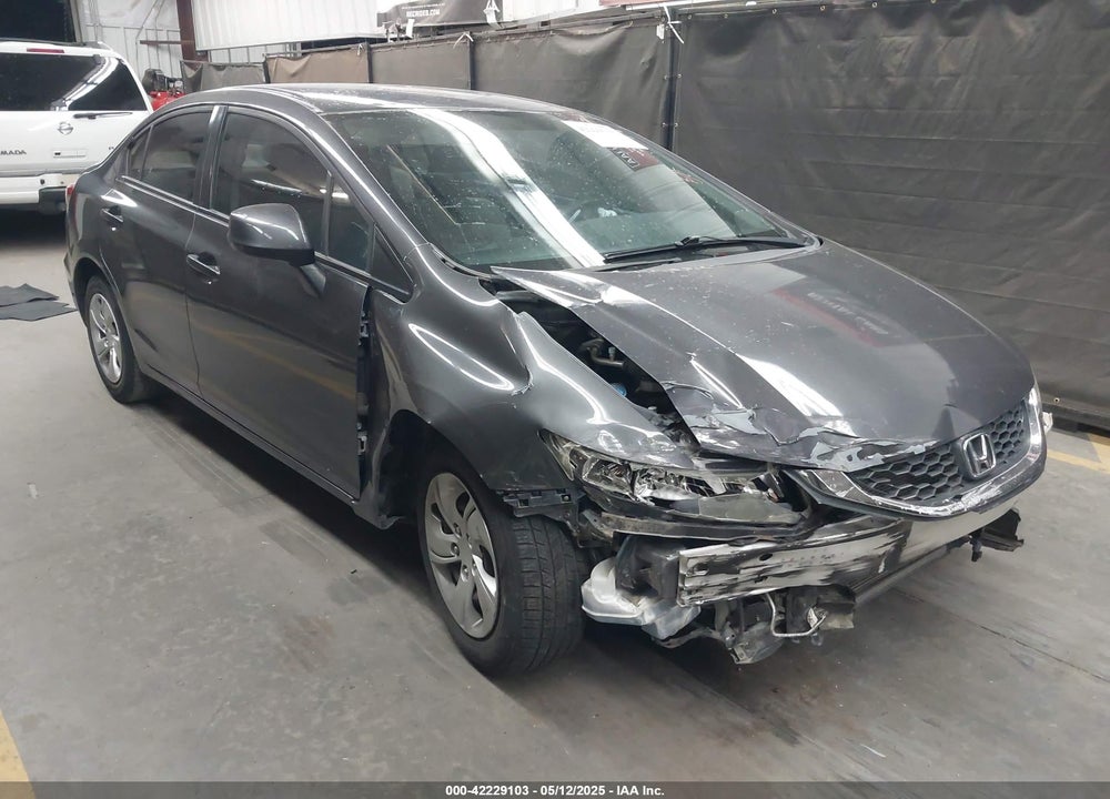 2013 HONDA CIVIC LX VIN: 19XFB2F50DE026307