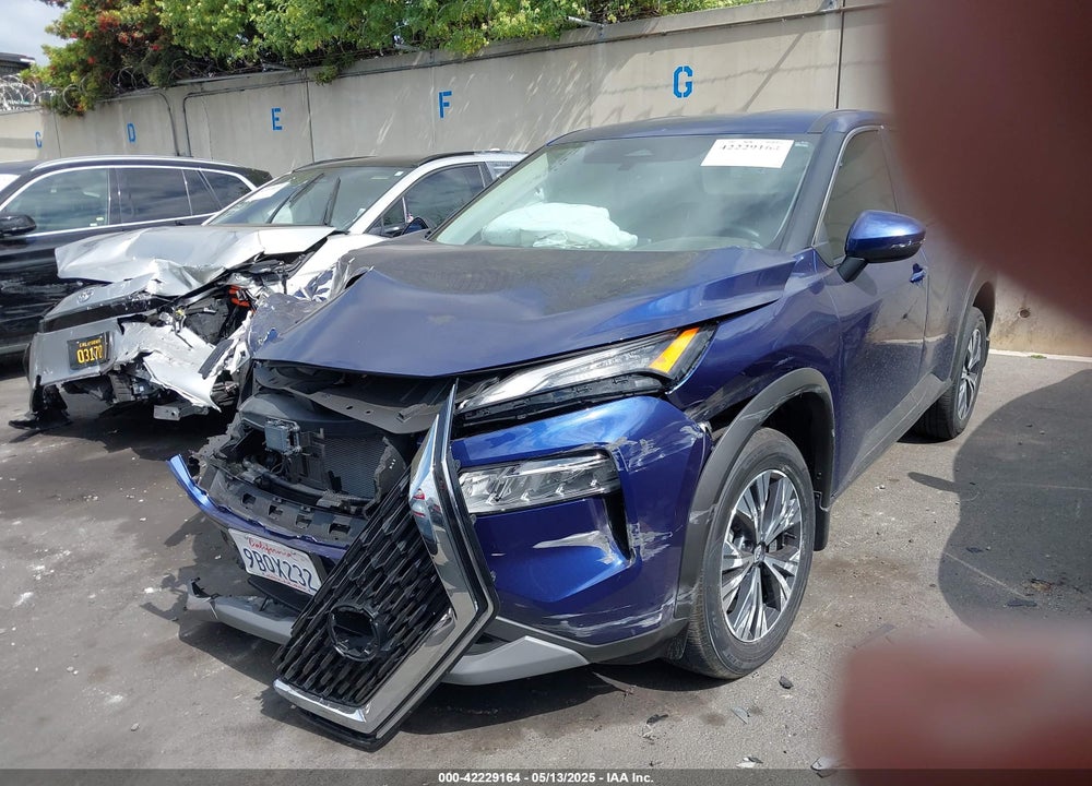 2022 NISSAN ROGUE SV FWD VIN: 5N1BT3BA1NC706452
