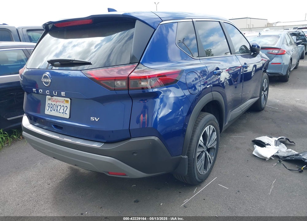 2022 NISSAN ROGUE SV FWD VIN: 5N1BT3BA1NC706452