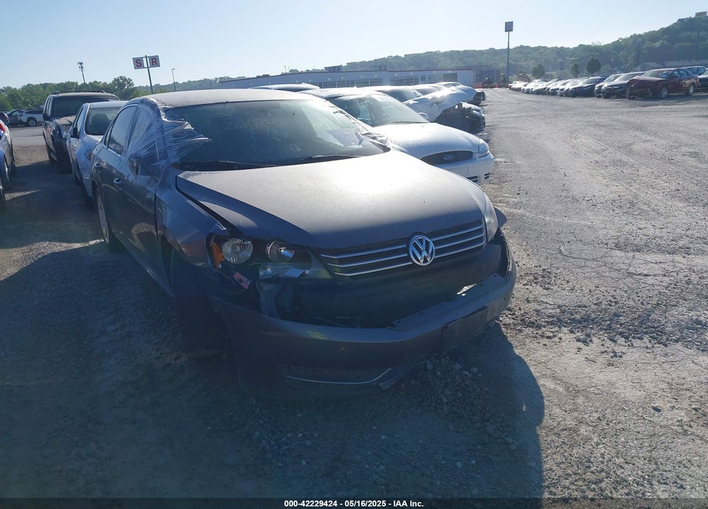 2012 VOLKSWAGEN PASSAT VIN: 1VWBH7A3XCC078160