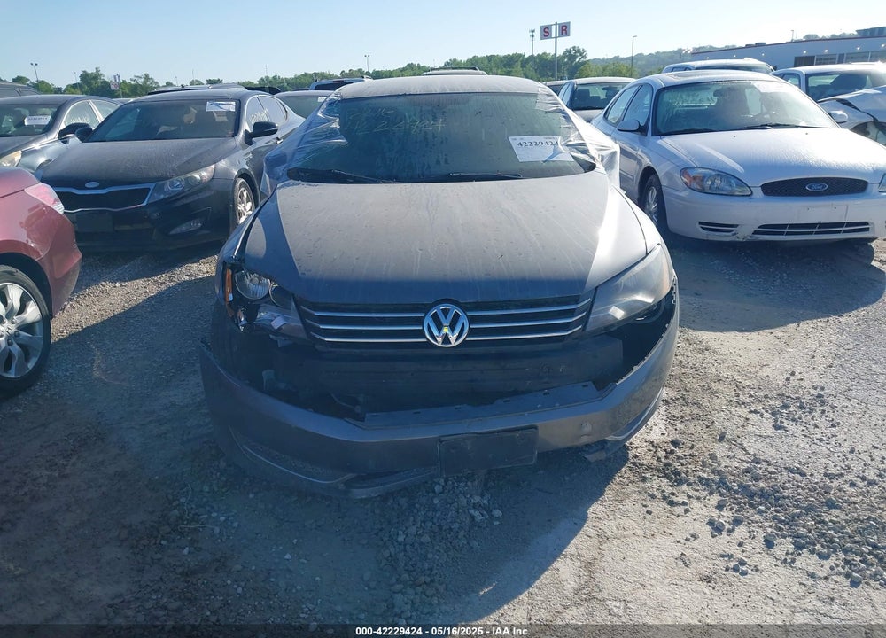 2012 VOLKSWAGEN PASSAT VIN: 1VWBH7A3XCC078160