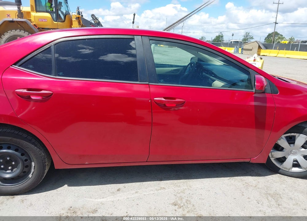 2016 TOYOTA COROLLA VIN: 5YFBURHE0GP396254