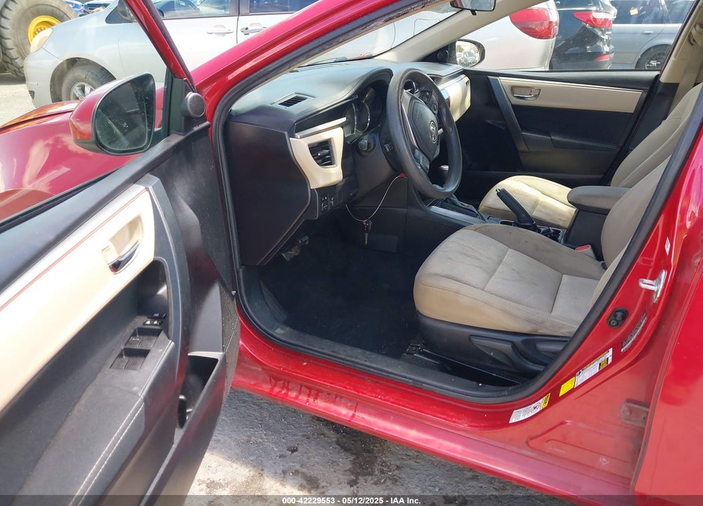 2016 TOYOTA COROLLA VIN: 5YFBURHE0GP396254