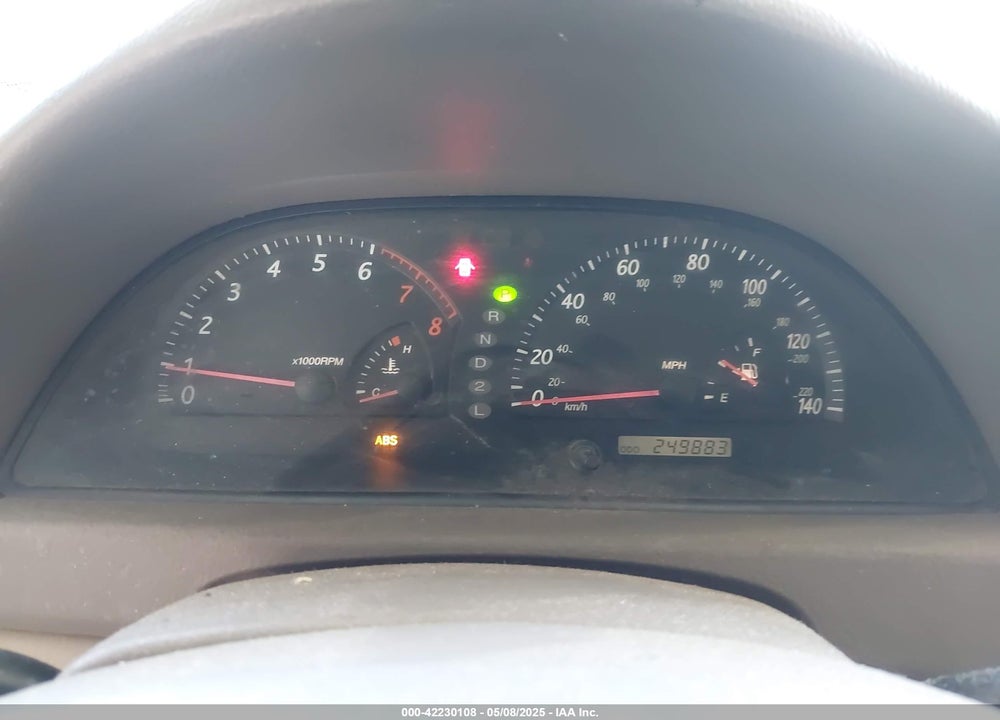 2002 TOYOTA CAMRY VIN: 4T1BE30K02U096796