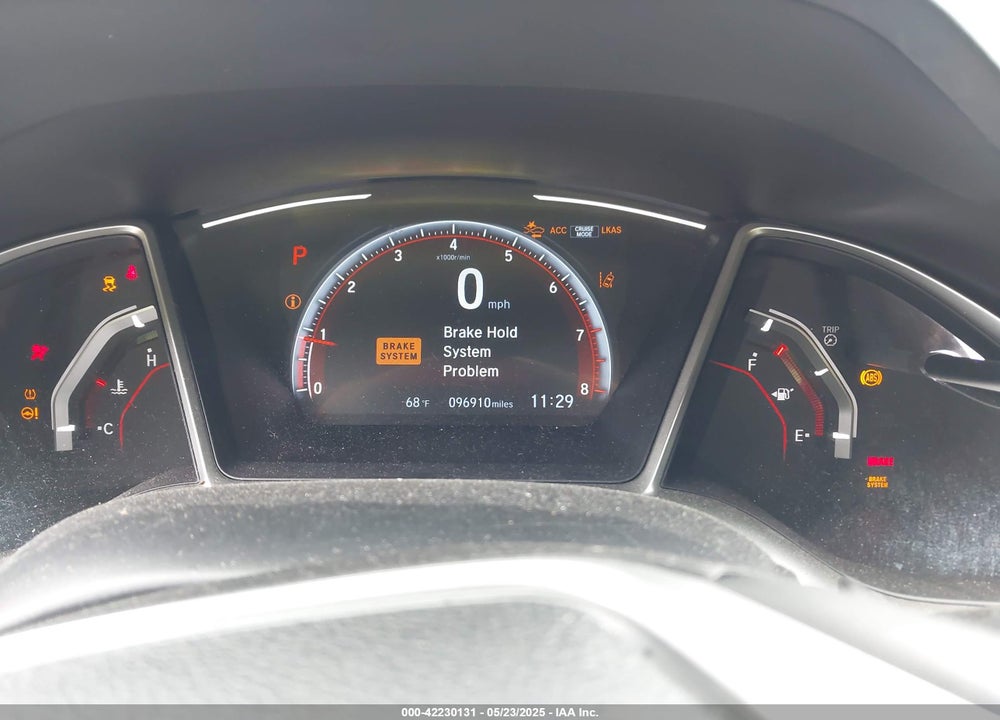 2019 HONDA CIVIC VIN: 2HGFC4B82KH304295