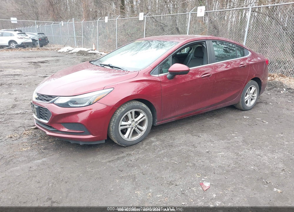 2016 CHEVROLET CRUZE LT AUTO VIN: 1G1BE5SM9G7241511