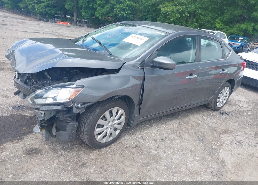 2017 NISSAN SENTRA SV VIN: 3N1AB7APXHL647056