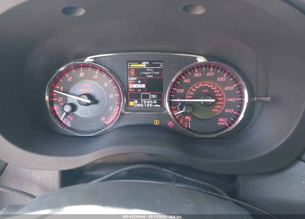 2017 SUBARU WRX STI VIN: JF1VA2M6XH9812710