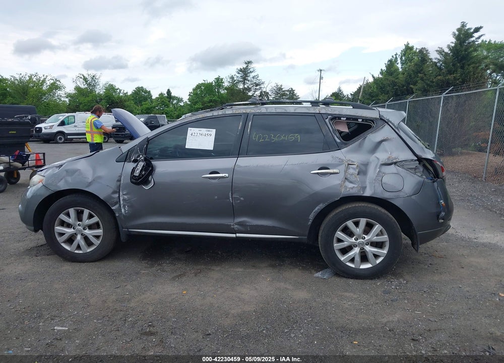 2013 NISSAN MURANO VIN: JN8AZ1MW3DW309922