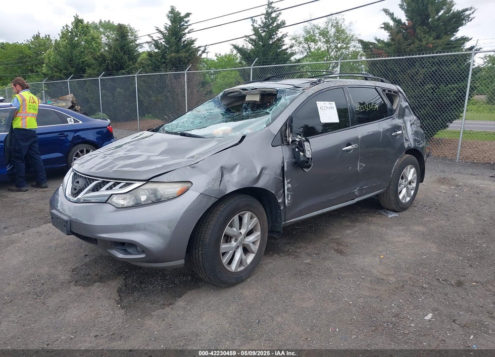 2013 NISSAN MURANO VIN: JN8AZ1MW3DW309922