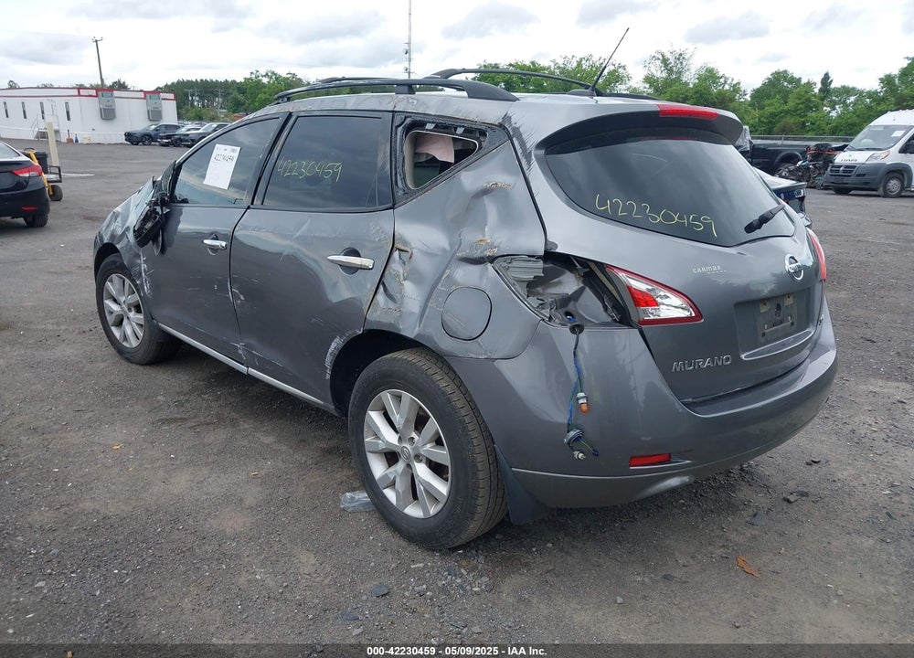 2013 NISSAN MURANO VIN: JN8AZ1MW3DW309922