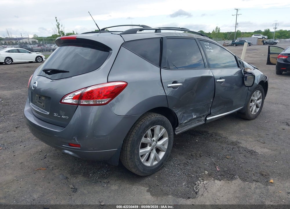2013 NISSAN MURANO VIN: JN8AZ1MW3DW309922
