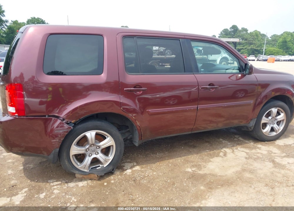 2013 HONDA PILOT EX VIN: 5FNYF3H48DB039596