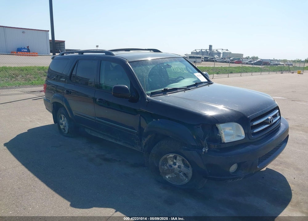 2002 TOYOTA SEQUOIA LIMITED V8 VIN: 5TDBT48A12S087265