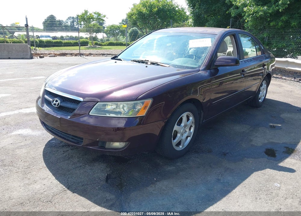 2006 HYUNDAI SONATA GLS V6/LX V6 VIN: 5NPEU46F06H124486