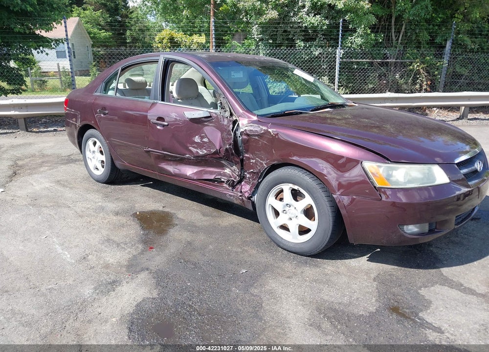 2006 HYUNDAI SONATA GLS V6/LX V6 VIN: 5NPEU46F06H124486