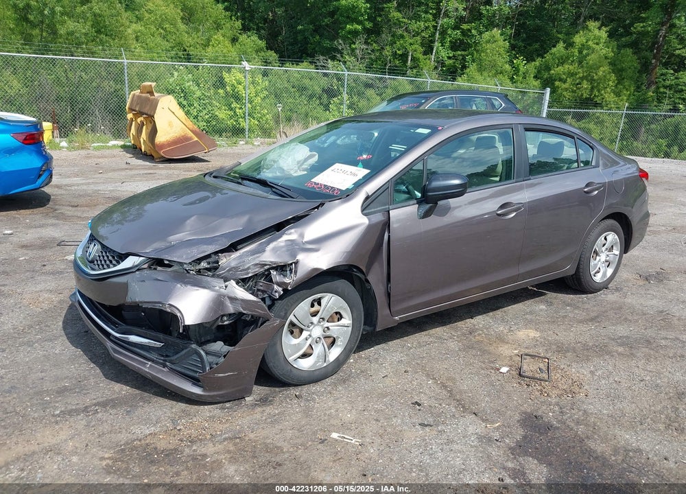 2015 HONDA CIVIC VIN: 19XFB2F51FE117248
