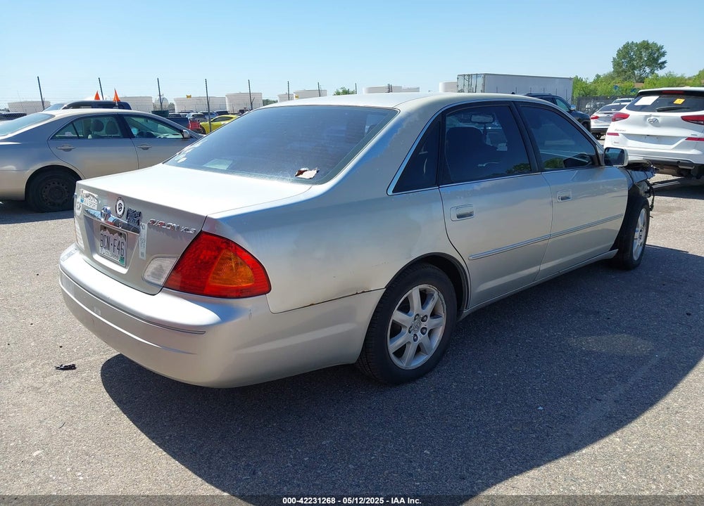 2000 TOYOTA AVALON VIN: 4T1BF28BXYU104231