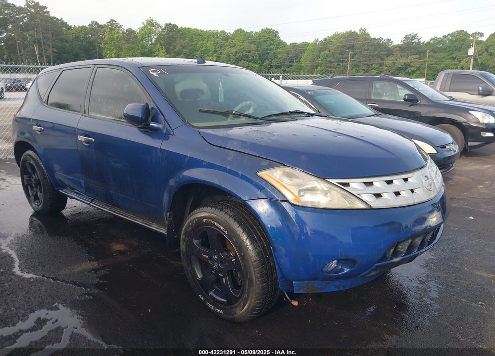 2004 NISSAN MURANO SL VIN: JN8AZ08T74W201863