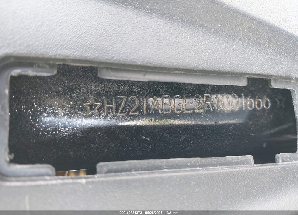 2024 TAIZHOU MC VIN: HZ2TABGE2R1001666