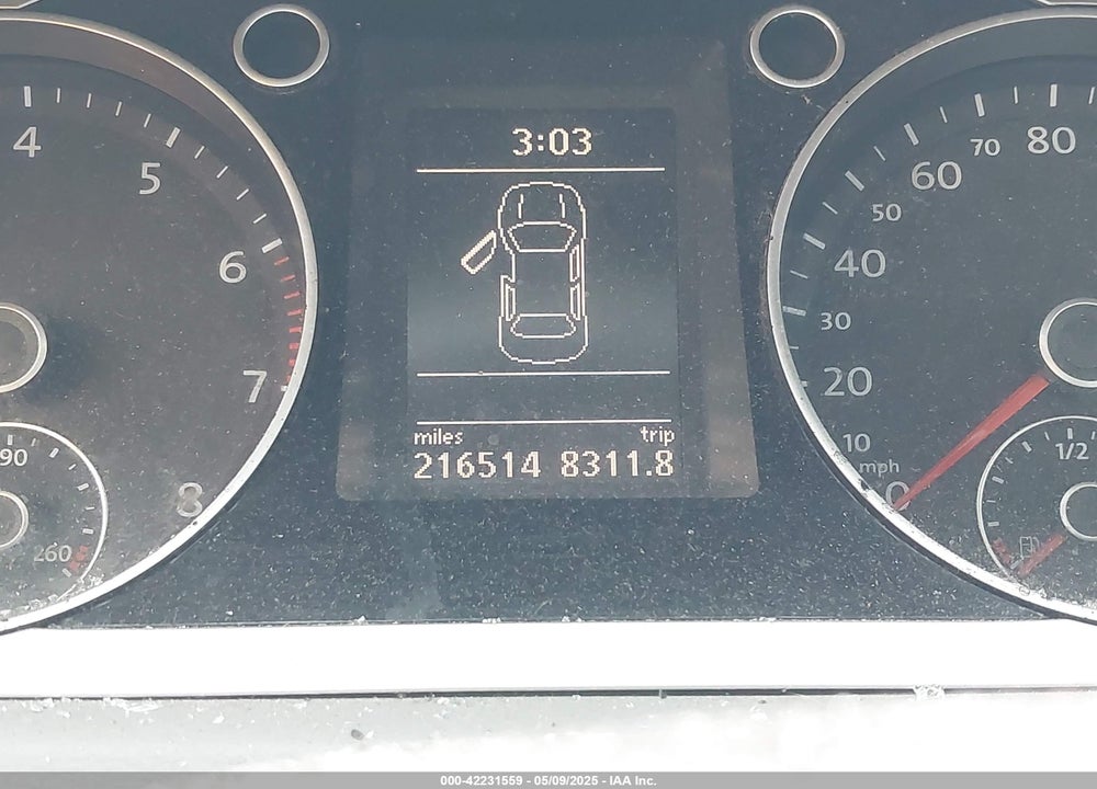 2009 VOLKSWAGEN PASSAT VIN: WVWJK73C09P055842