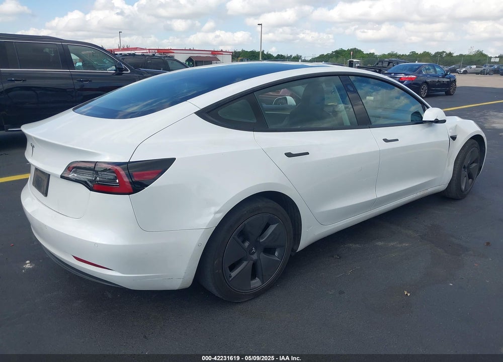 2022 TESLA MODEL 3 REAR-WHEEL DRIVE VIN: 5YJ3E1EA2NF332648