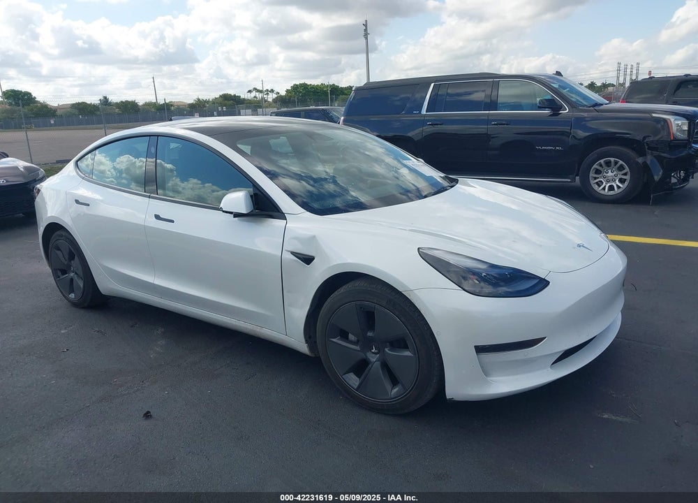 2022 TESLA MODEL 3 REAR-WHEEL DRIVE VIN: 5YJ3E1EA2NF332648