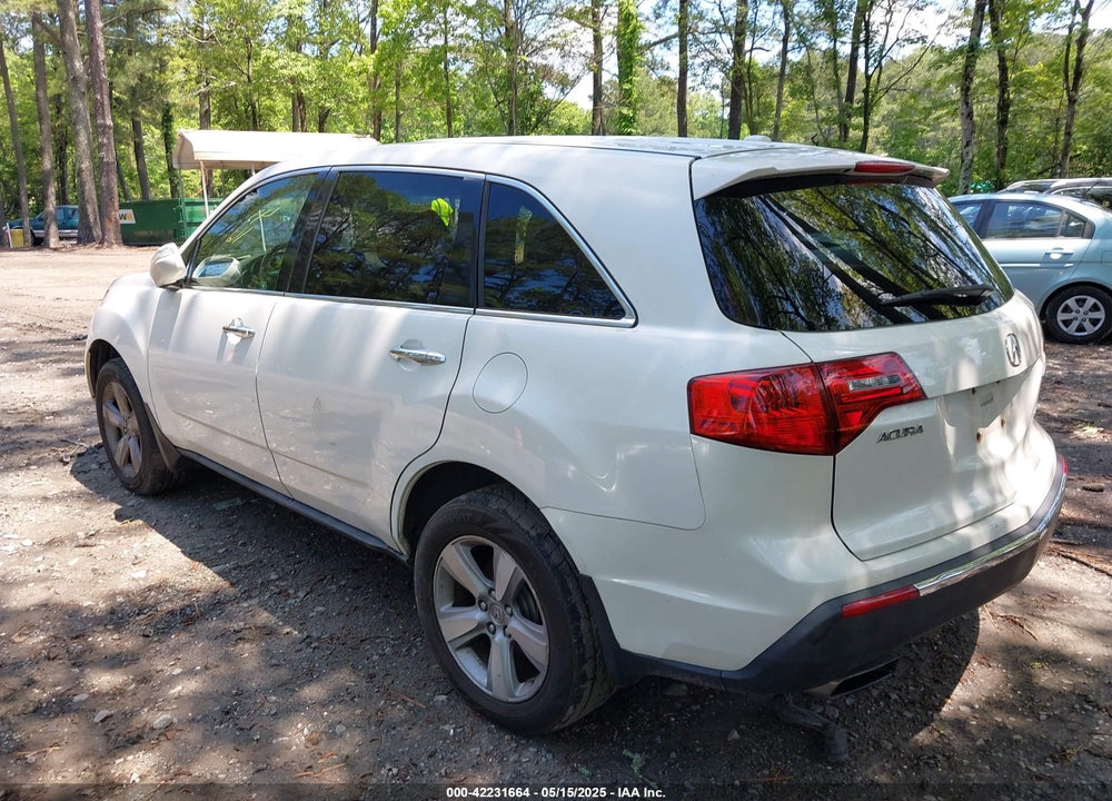 2011 ACURA MDX VIN: 2HNYD2H61BH529655