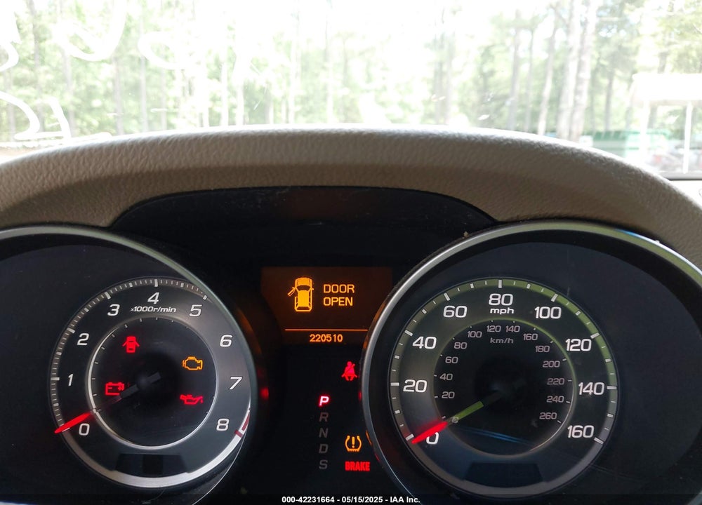 2011 ACURA MDX VIN: 2HNYD2H61BH529655