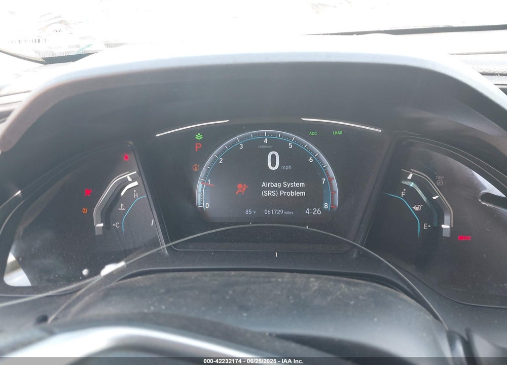 2019 HONDA CIVIC VIN: 19XFC2F65KE207213