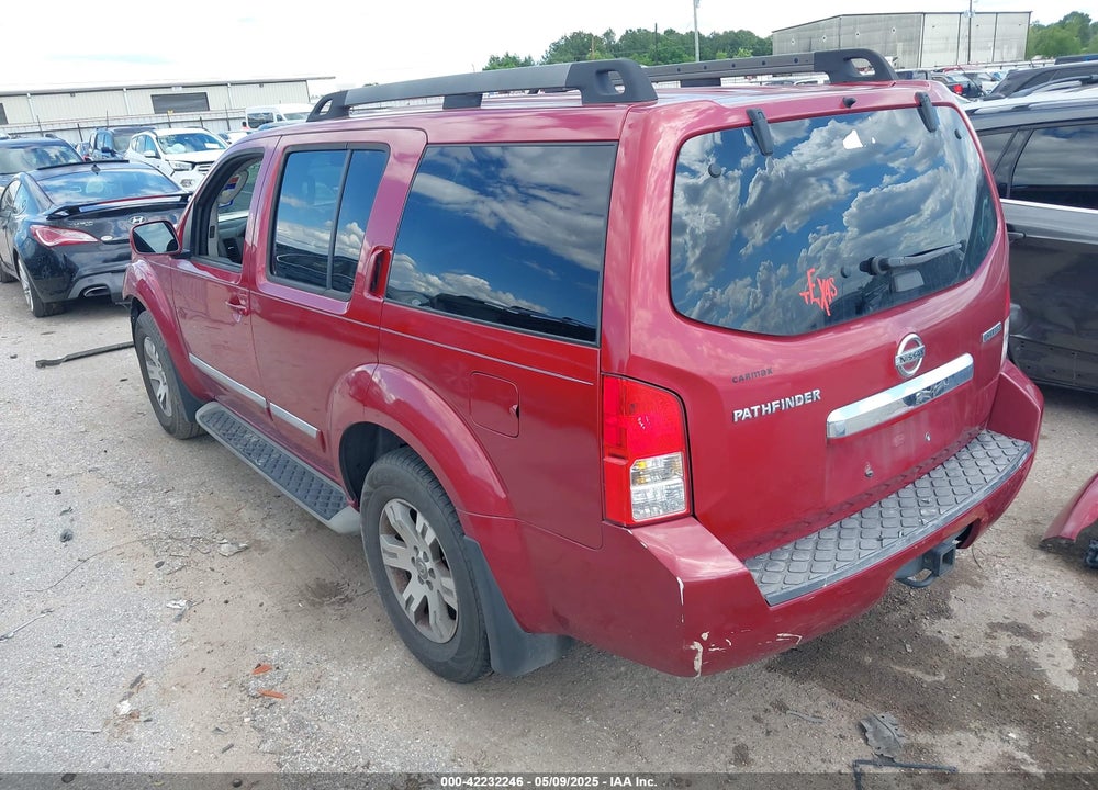 2011 NISSAN PATHFINDER VIN: 5N1AR1NN1BC610779