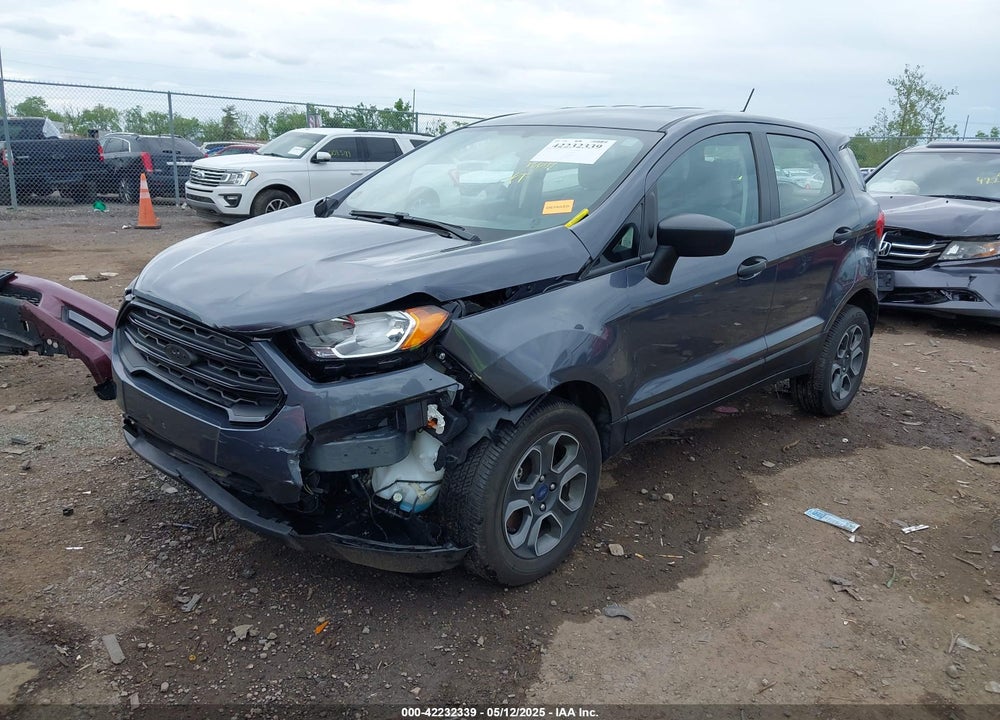 2022 FORD ECOSPORT S VIN: MAJ6S3FLXNC460253