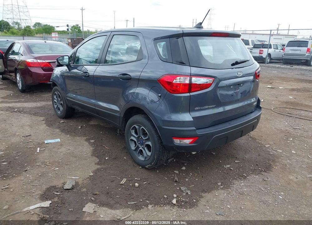 2022 FORD ECOSPORT S VIN: MAJ6S3FLXNC460253